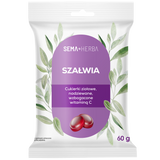 SEMA Herba Ziołowe cukierki z szałwią i witaminą C, 60 g - miniaturka zdjęcia produktu