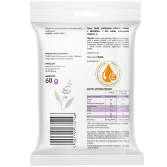 SEMA Herba Ziołowe cukierki z szałwią i witaminą C, 60 g - 2 - zdjęcie produktu