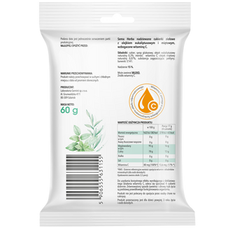 SEMA Herba Ziołowe cukierki z eukaliptusem, miętą i witaminą C, 60 g - 2 - zdjęcie produktu