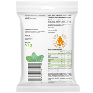 SEMA Herba Ziołowe cukierki z melisą i witaminą C, 60 g - 2 - zdjęcie produktu