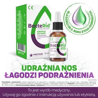 Bacterid, krople do nosa, 15 ml - 2 - zdjęcie produktu
