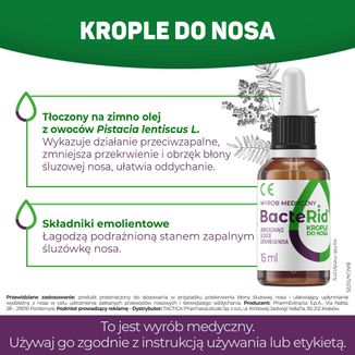 Bacterid, krople do nosa, 15 ml - 3 - zdjęcie produktu