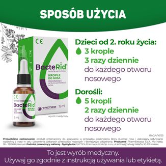 Bacterid, krople do nosa, 15 ml - 6 - zdjęcie produktu