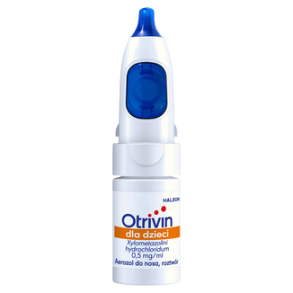 Otrivin dla dzieci 0,5 mg/ ml, od 2 do 11 lat, aerozol do nosa, 10 ml - 3 - zdjęcie produktu