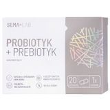 SEMA Lab Probiotyk + Prebiotyk, 20 kapsułek - miniaturka zdjęcia produktu