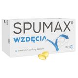 Spumax Wzdęcia 125 mg, 30 kapsułek KRÓTKA DATA - miniaturka zdjęcia produktu
