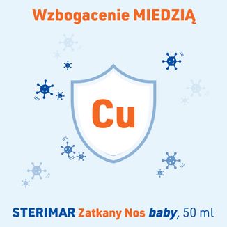 Sterimar Baby Zatkany Nos, spray hipertoniczny z miedzią, dla dzieci od 3 miesiąca, 50 ml - 6 - zdjęcie produktu