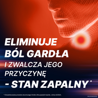 Orofar Ultra 8,75 mg, smak pomarańczowy, 24 pastylki USZKODZONE OPAKOWANIE - 5 - zdjęcie produktu