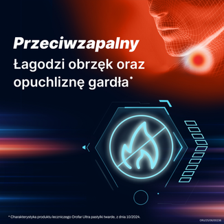 Orofar Ultra 8,75 mg, smak pomarańczowy, 24 pastylki USZKODZONE OPAKOWANIE - 6 - zdjęcie produktu