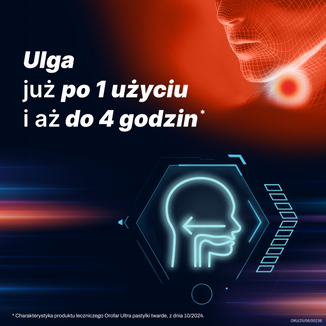 Orofar Ultra 8,75 mg, smak pomarańczowy, 24 pastylki USZKODZONE OPAKOWANIE - 8 - zdjęcie produktu