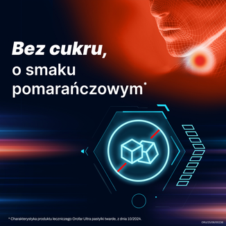 Orofar Ultra 8,75 mg, smak pomarańczowy, 24 pastylki USZKODZONE OPAKOWANIE - 9 - zdjęcie produktu