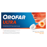 Orofar Ultra 8,75 mg, smak pomarańczowy, 24 pastylki - miniaturka zdjęcia produktu