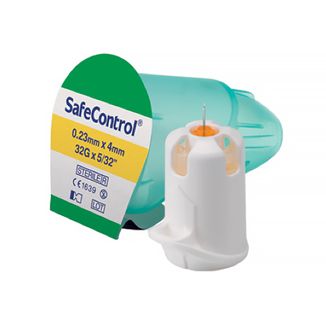Unifine SafeControl, igły do penów, 32G, 4 mm, 100 sztuk - 2 - zdjęcie produktu