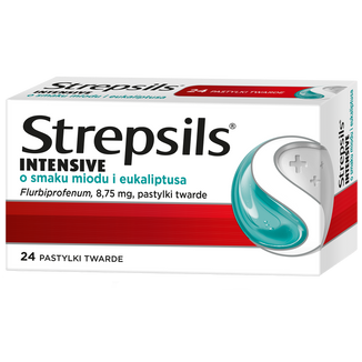 Strepsils Intensive o smaku miodu i eukaliptusa 8,75 mg, 24 pastylki twarde - 3 - zdjęcie produktu