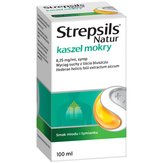 Strepsils Natur kaszel mokry, 8,25 mg/ml, syrop, 100 ml - 3 - zdjęcie produktu