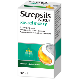 Strepsils Natur kaszel mokry, 8,25 mg/ml, syrop, 100 ml - 4 - zdjęcie produktu