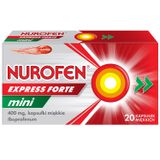 Nurofen Express Forte Mini 400 mg, 20 kapsułek miękkich - miniaturka zdjęcia produktu