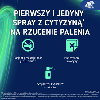 Recigar Active 1,5 mg, spray, smak miętowy, 100 dawek - 2 - zdjęcie produktu
