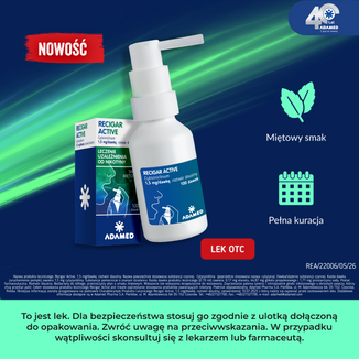 Recigar Active 1,5 mg, spray, smak miętowy, 100 dawek - 3 - zdjęcie produktu