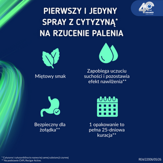 Recigar Active 1,5 mg, spray, smak miętowy, 100 dawek - 5 - zdjęcie produktu