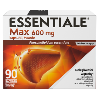 Essentiale Max 600 mg, 90 kapsułek USZKODZONE OPAKOWANIE - zdjęcie produktu