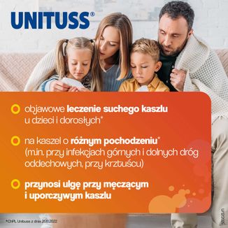 Unituss 60 mg/10 ml, syrop, 120 ml - 3 - zdjęcie produktu