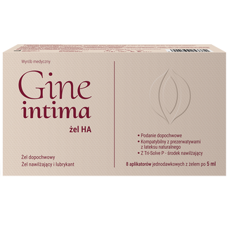 GineIntima HA, żel dopochwowy, 5 ml x 8 aplikatorów jednodawkowych - zdjęcie produktu