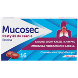 Mucosec, 16 pastylek do ssania - miniaturka zdjęcia produktu