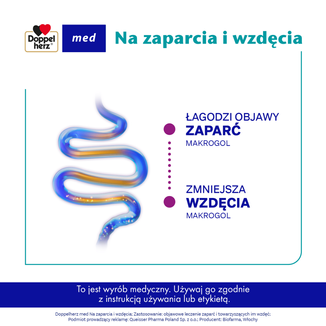 Doppelherz Med Na zaparcia i wzdęcia, makrogol 10 g, 10 saszetek - 3 - zdjęcie produktu