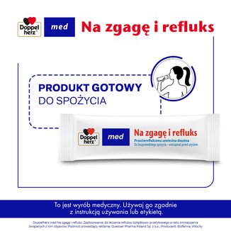 Doppelherz Med Na zgagę i refluks, 20 saszetek - 4 - zdjęcie produktu