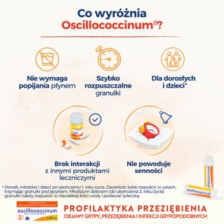 Boiron Oscillococcinum, granulki, 1 g x 12 dawek - 4 - zdjęcie produktu