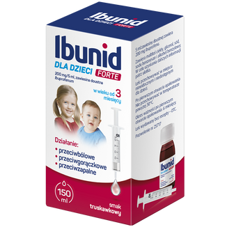 Ibunid dla dzieci Forte 200 mg/5 ml, 150 ml - zdjęcie produktu