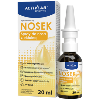 ActivLab Pharma Nosek, spray do nosa z ektoiną, 20 ml - zdjęcie produktu
