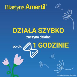 Bilastyna Amertil 20 mg, 10 tabletek - 5 - zdjęcie produktu