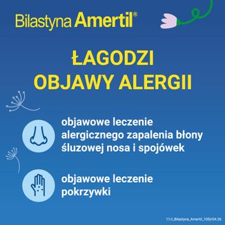 Bilastyna Amertil 20 mg, 20 tabletek - 4 - zdjęcie produktu
