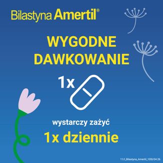 Bilastyna Amertil 20 mg, 20 tabletek - 8 - zdjęcie produktu