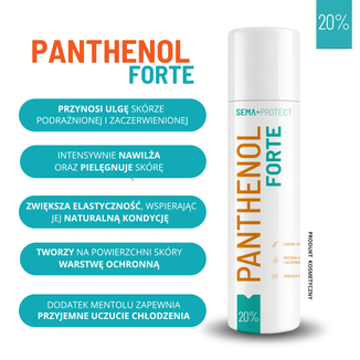 SEMA Protect Panthenol Forte 20%, pianka, 150 ml - 3 - zdjęcie produktu