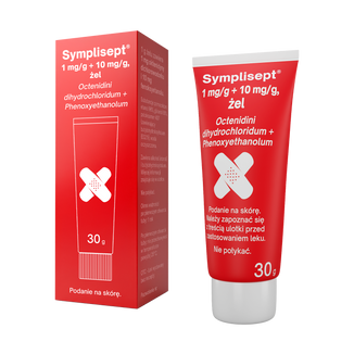Symplisept 1 mg/g + 10 mg/g, żel, 30 g - zdjęcie produktu