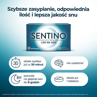 Sentino 12,5 mg, 20 tabletek powlekanych - 6 - zdjęcie produktu