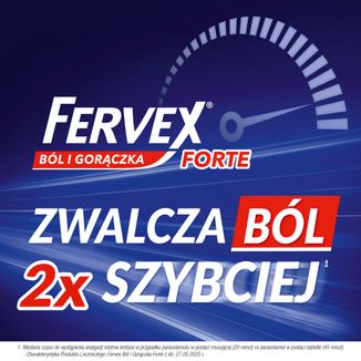 Fervex Ból i Gorączka Forte 1 g, 8 tabletek musujących - 5 - zdjęcie produktu