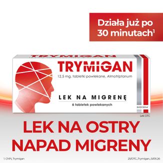 Trymigan 12,5 mg, 6 tabletek powlekanych - 2 - zdjęcie produktu