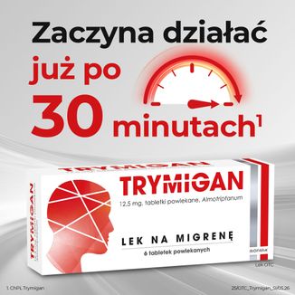 Trymigan 12,5 mg, 6 tabletek powlekanych - 3 - zdjęcie produktu