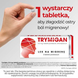 Trymigan 12,5 mg, 6 tabletek powlekanych - 7 - zdjęcie produktu
