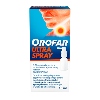 Orofar Ultra Spray 8,75 mg/dawkę, 15 ml - zdjęcie produktu
