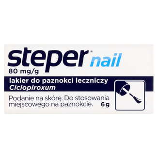 Steper Nail 80 mg/g, lakier do paznokci, 6 g - 2 - zdjęcie produktu