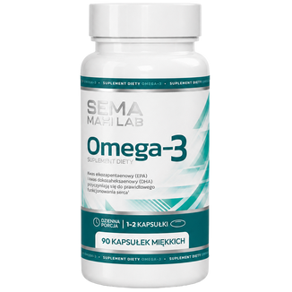 SEMA Maxi Lab Omega-3, 90 kapsułek
 - zdjęcie produktu