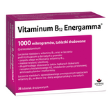 Vitaminum B12 Energamma 1 mg, 25 tabletek drażowanych - miniaturka zdjęcia produktu