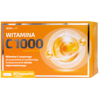 Zestaw SEMA Lab Witamina C 1000, 4 x 60 kapsułek - 2 - zdjęcie produktu
