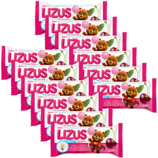 Zestaw SEMA Lab Lizus, lizak multiwitamina, smak wiśniowy, od 3 lat, 12 x 1 sztuka - zdjęcie produktu