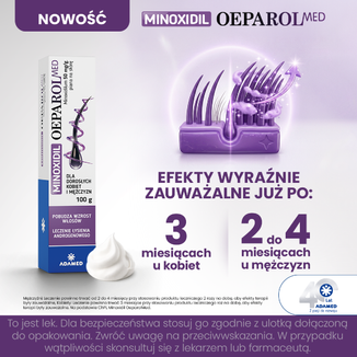 Minoxidil Oeparolmed 50 mg/ g, 100 g - 5 - zdjęcie produktu